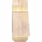 Ekena Millwork Bellingham Rough Sawn Timber Gable Bracket, Douglas Fir, 36"W x 13"H x 6"D x 6"F, 9/12 Pitch GBW036X13X0606BEL00RDF - alternate 4